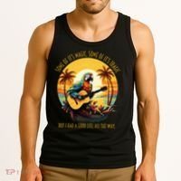 Some Of It's Magic Some Of It's Tragic Parrot Funny Tank Top thumb 3
