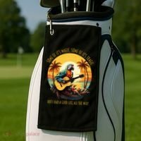 Some Of It's Magic Some Of It's Tragic Parrot Funny Golf Towel thumb 2