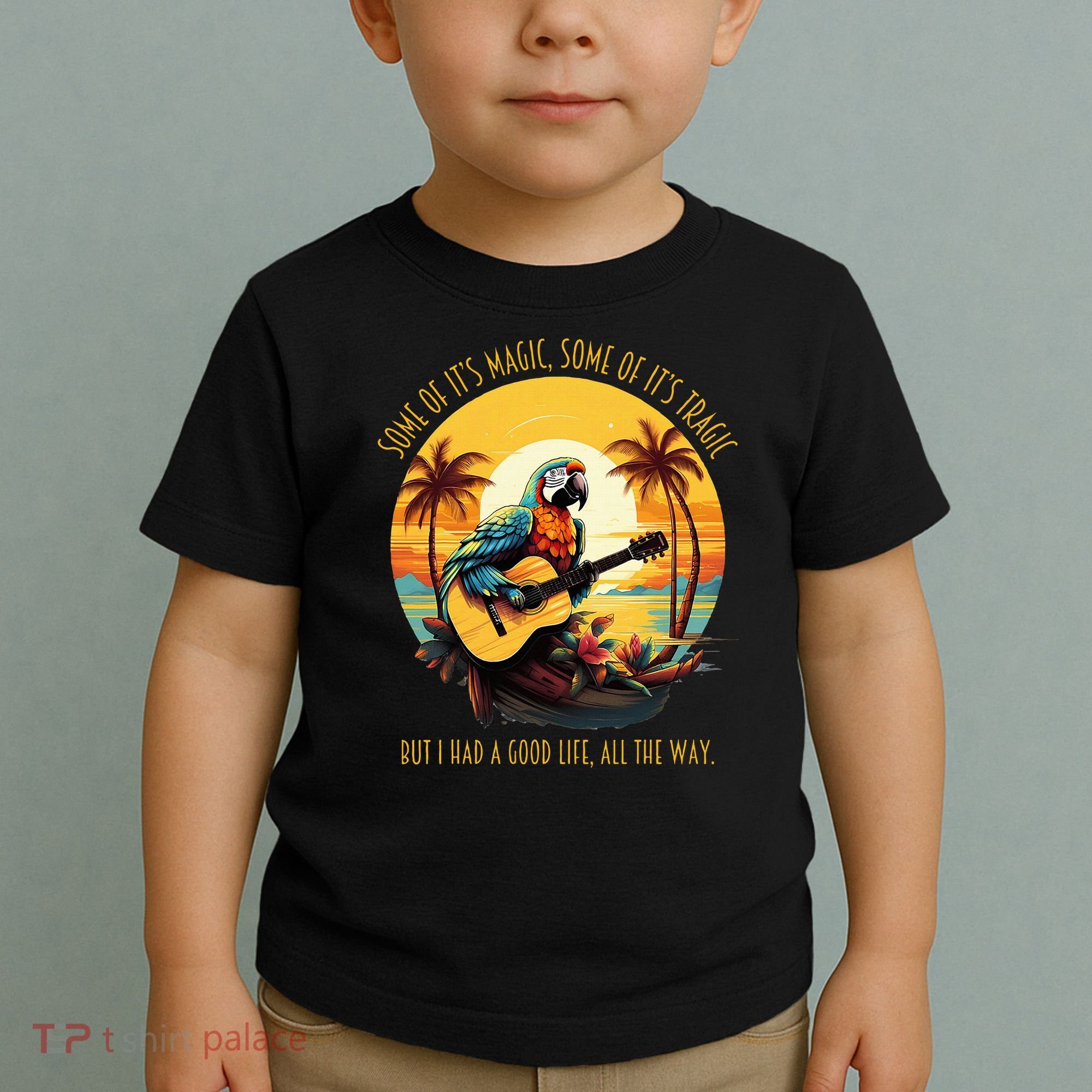 Some Of It's Magic Some Of It's Tragic Parrot Funny Toddler T-Shirt