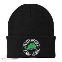 Safety Officer If I Run You Run Gift Health And Safety Engineer Cute Gift Beanie thumb 0