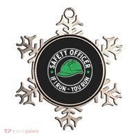 Safety Officer If I Run You Run Gift Health And Safety Engineer Cute Gift Ornament thumb 0