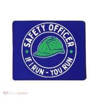 Safety Officer If I Run You Run Gift Health And Safety Engineer Cute Gift Mousepad thumb 0