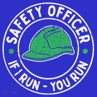 Safety Officer If I Run You Run Gift Health And Safety Engineer Cute Gift Mousepad thumb 1