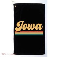 State Of Iowa Golf Towel thumb 0