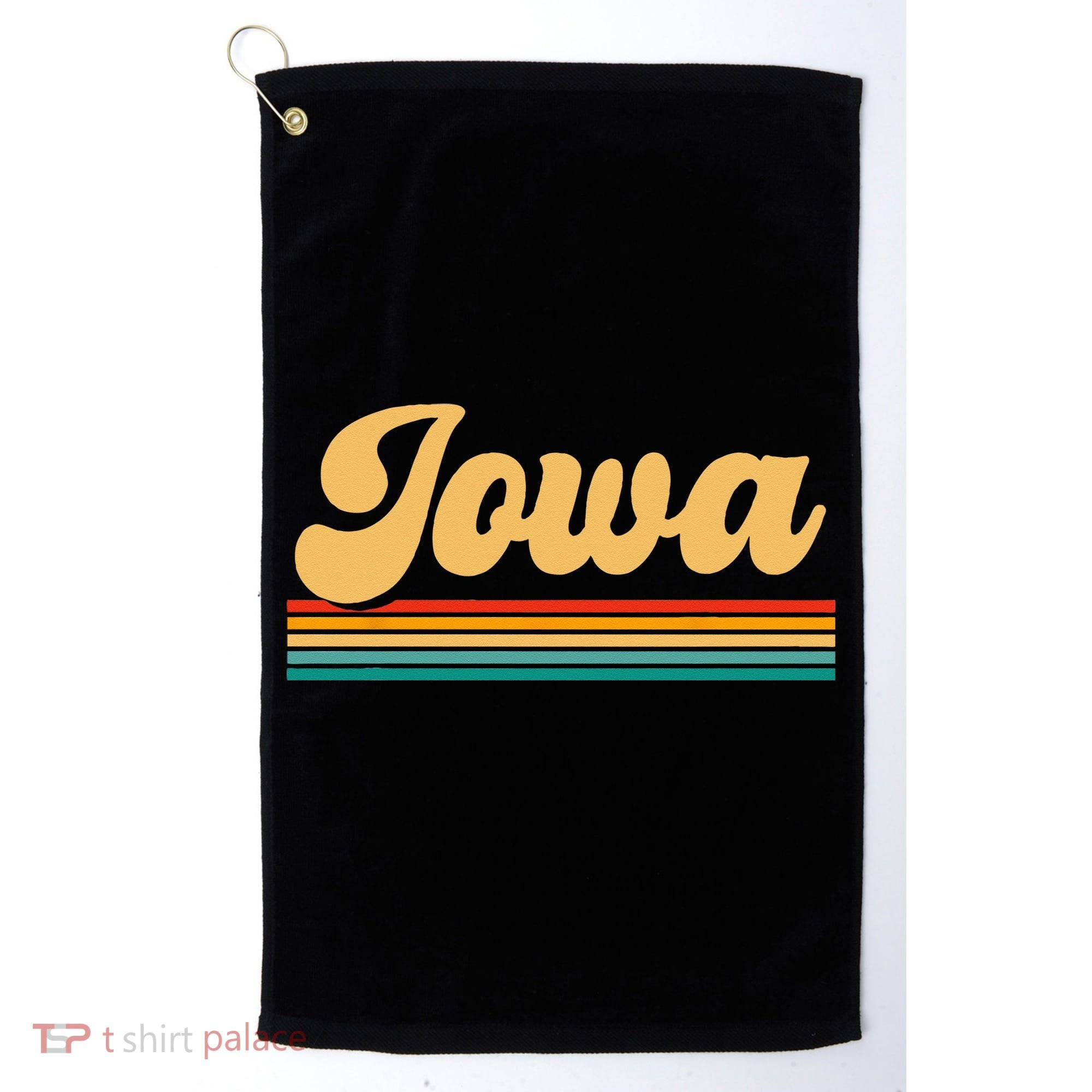 State Of Iowa Golf Towel