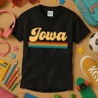 State Of Iowa Kids T-Shirt thumb 3