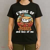 SMore Of Jesus And Less Of Me Christian T-Shirt thumb 4