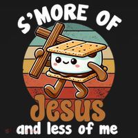 SMore Of Jesus And Less Of Me Christian T-Shirt thumb 7