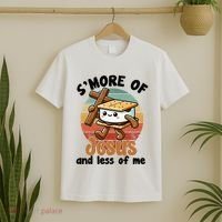 SMore Of Jesus And Less Of Me Funny Christian T-Shirt thumb 2
