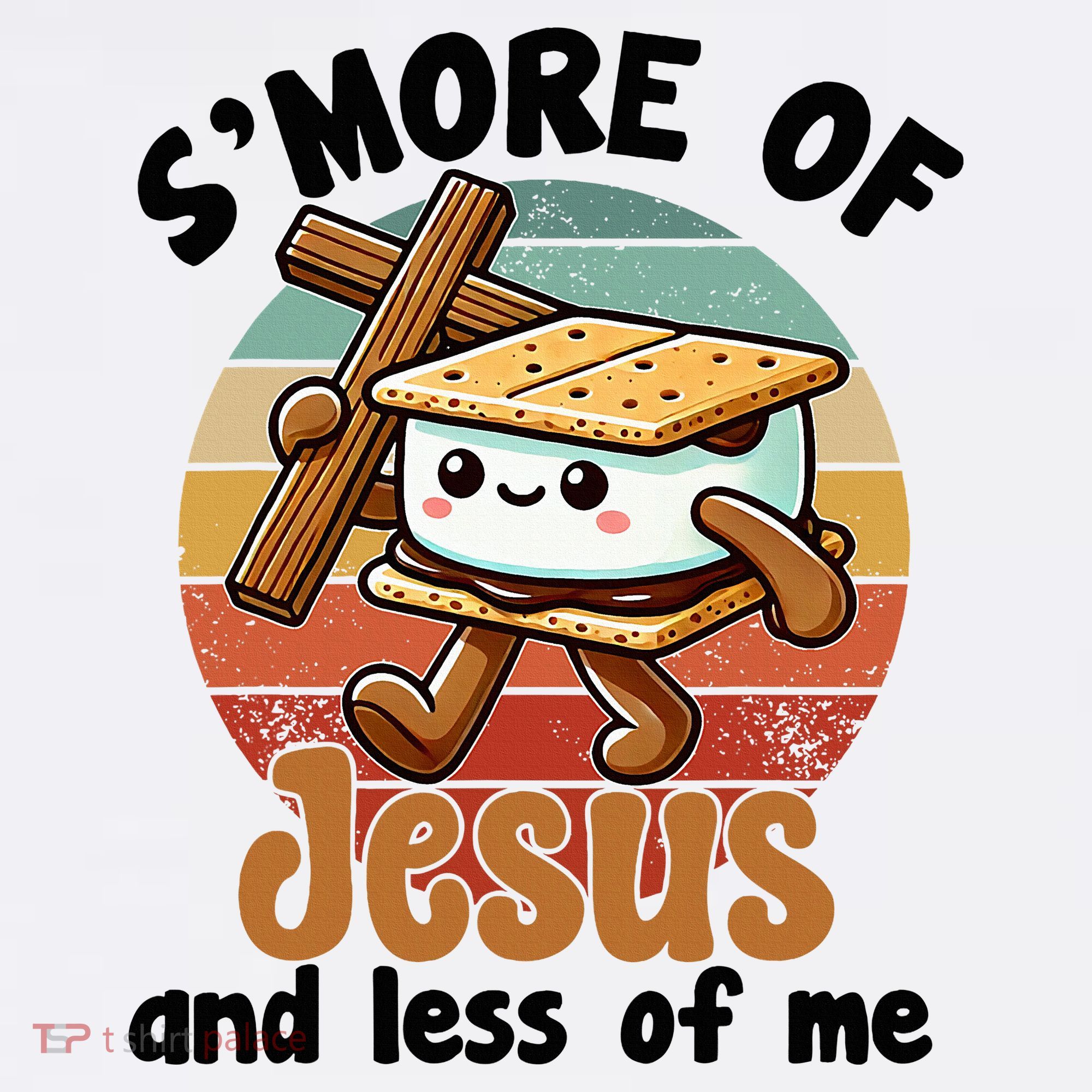 SMore Of Jesus And Less Of Me Funny Christian Women's Hoodie