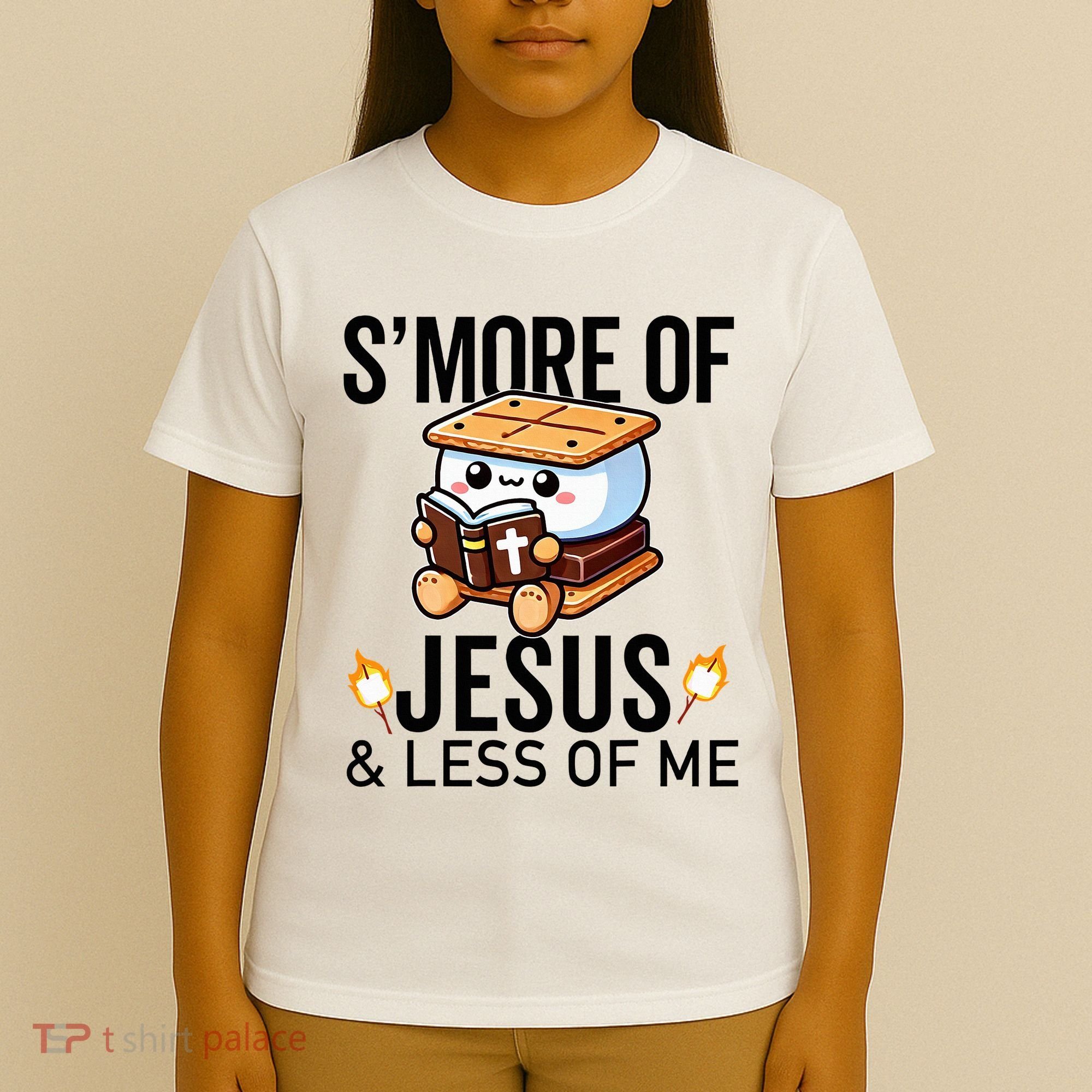 SMore Of Jesus And Less Of Me Funny Christian T-Shirt