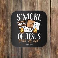 Smore Of Jesus Less Of Me Christian Camper Coaster thumb 0