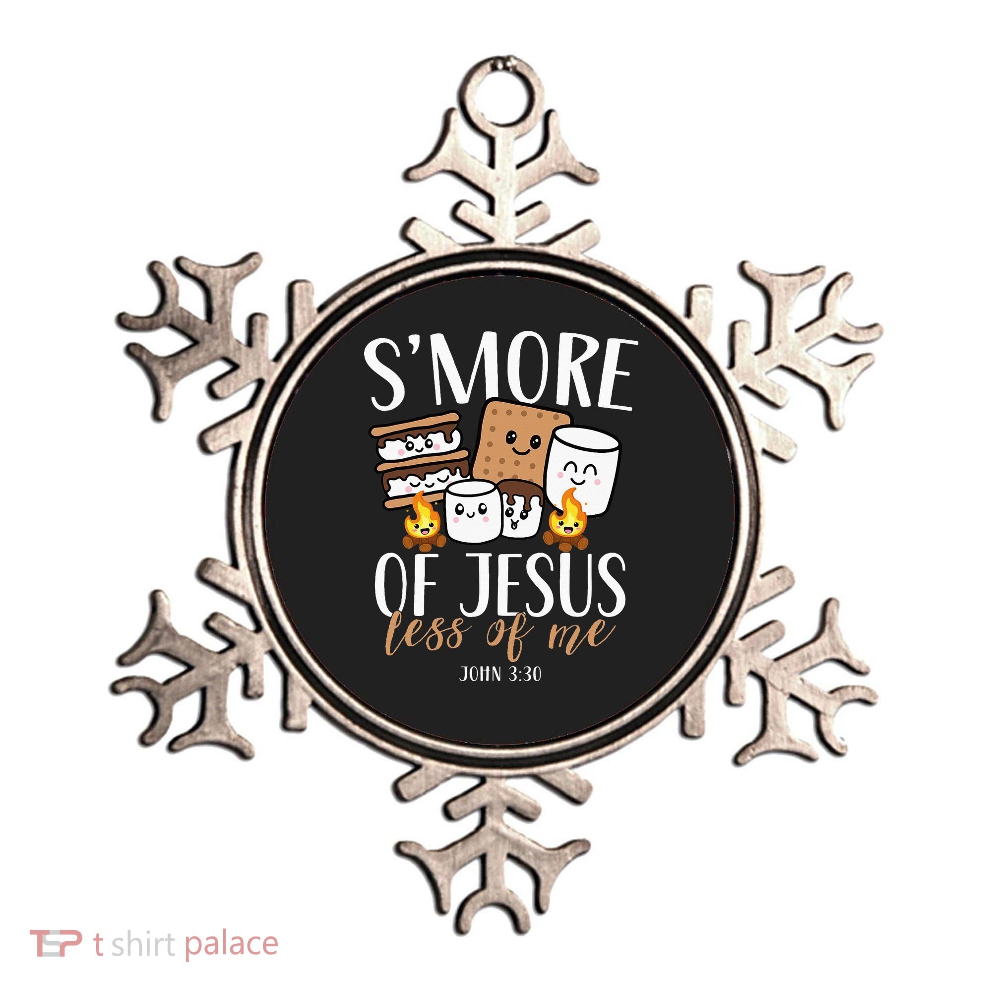 Smore Of Jesus Less Of Me Christian Camper Ornament