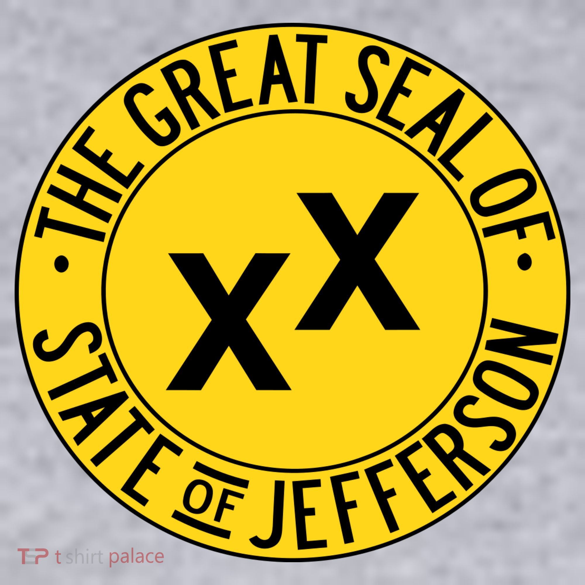 State Of Jefferson Secession Conservative Women's Racerback Cropped Tank