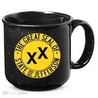 State Of Jefferson Secession Conservative 15oz Campfire Ceramic Mug thumb 0