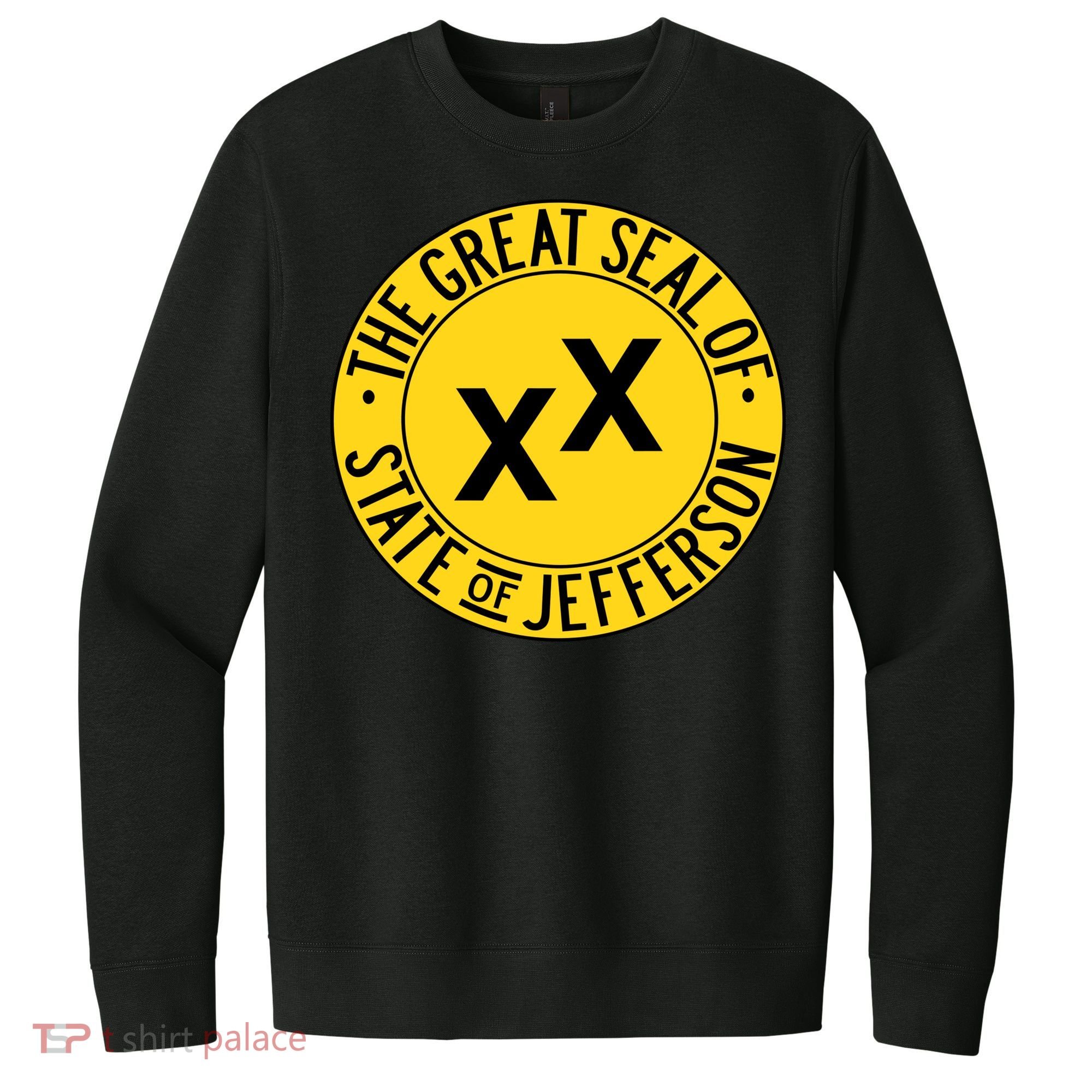 State Of Jefferson Secession Conservative V.I.T. Fleece Crew Sweatshirt