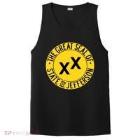 State Of Jefferson Secession Conservative PosiCharge Competitor Tank thumb 0