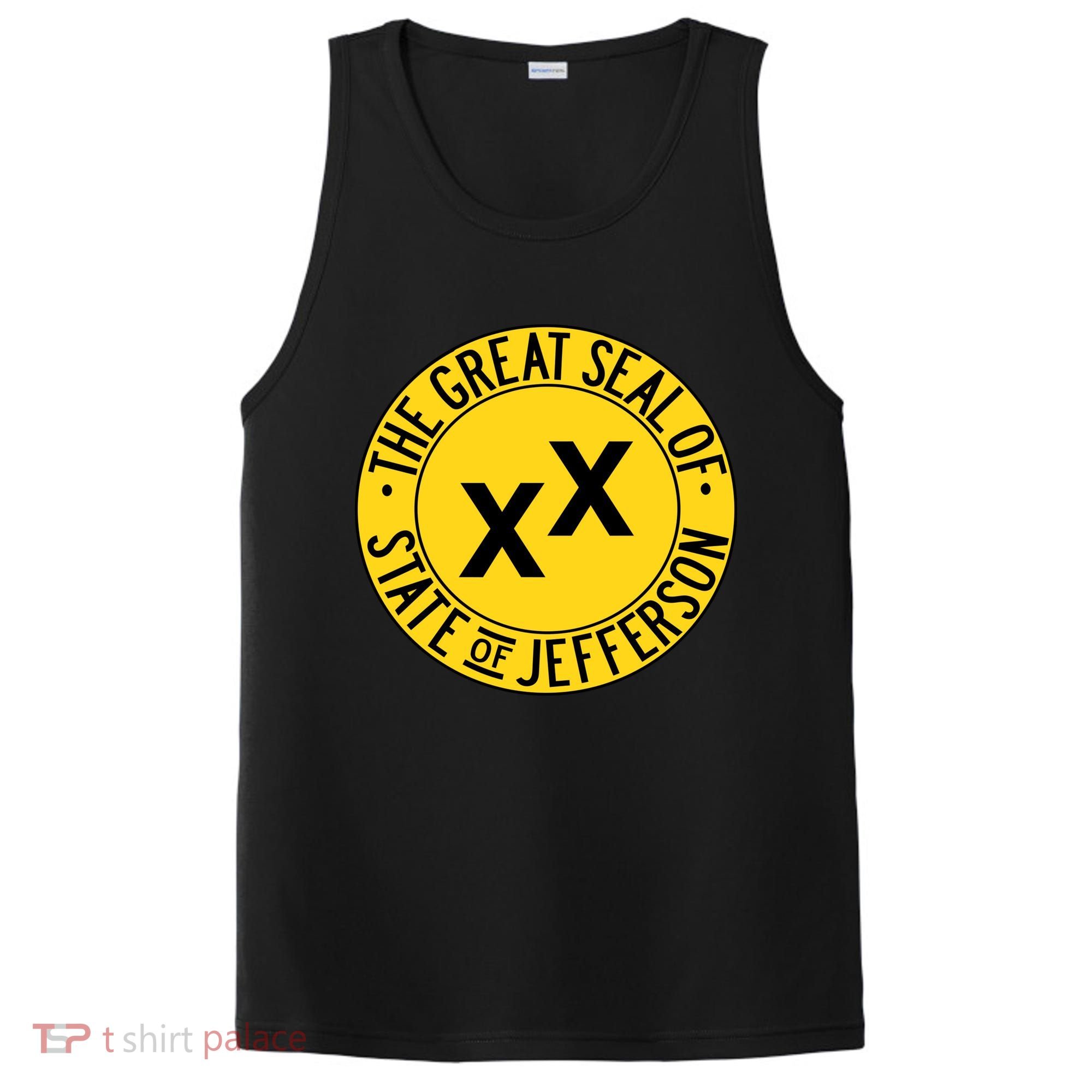 State Of Jefferson Secession Conservative PosiCharge Competitor Tank