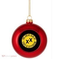 State Of Jefferson Secession Conservative Plastic Christmas Ball Ornament thumb 0