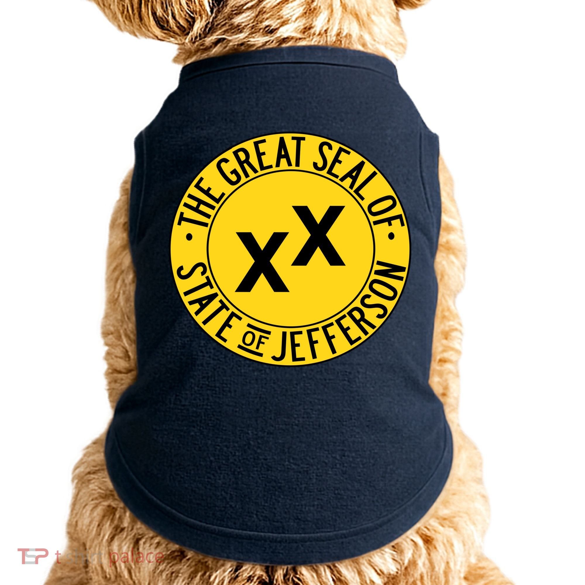 State Of Jefferson Secession Conservative Doggie Tank
