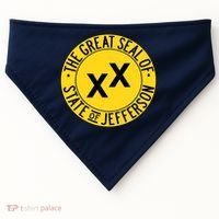 State Of Jefferson Secession Conservative USA-Made Doggie Bandana thumb 0
