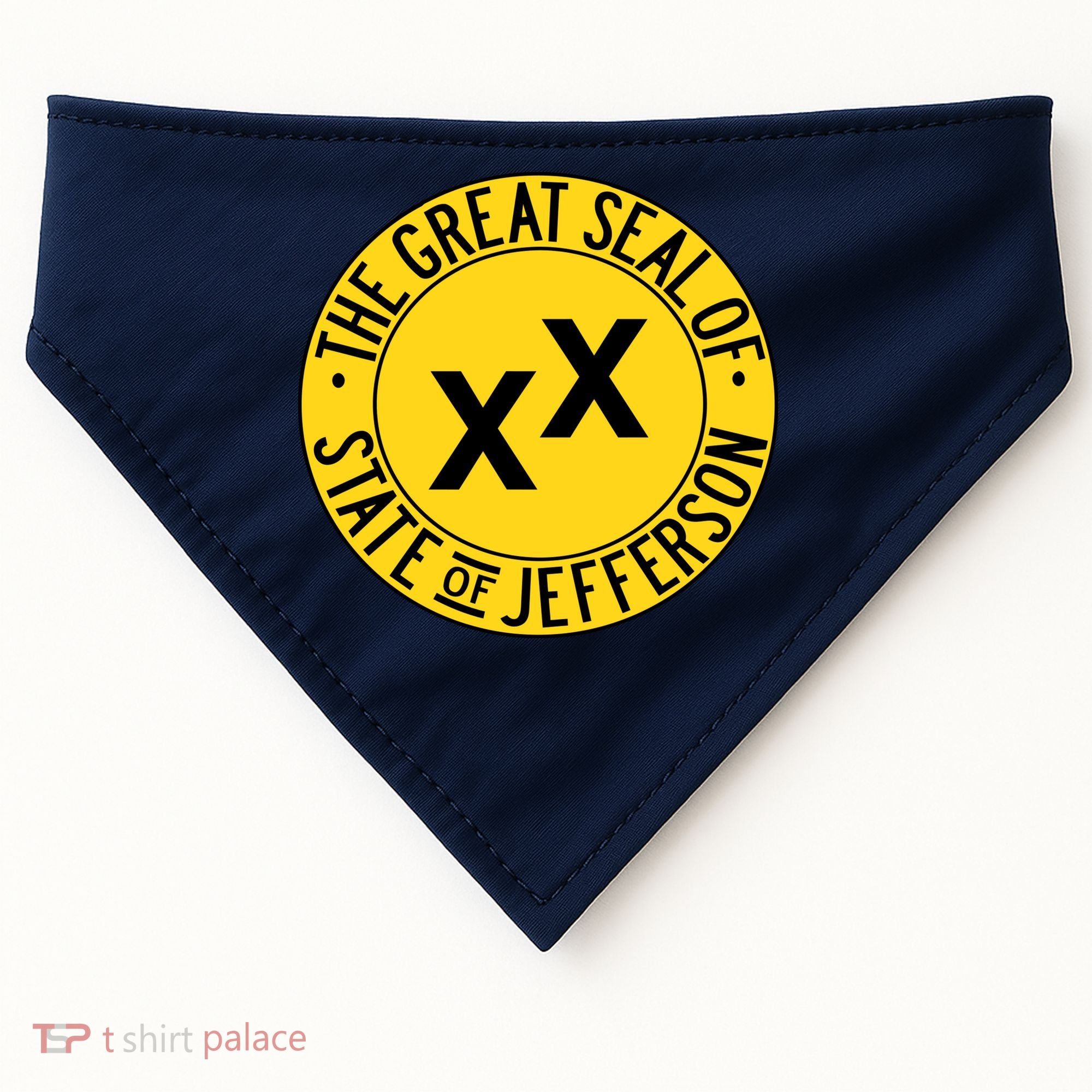 State Of Jefferson Secession Conservative USA-Made Doggie Bandana