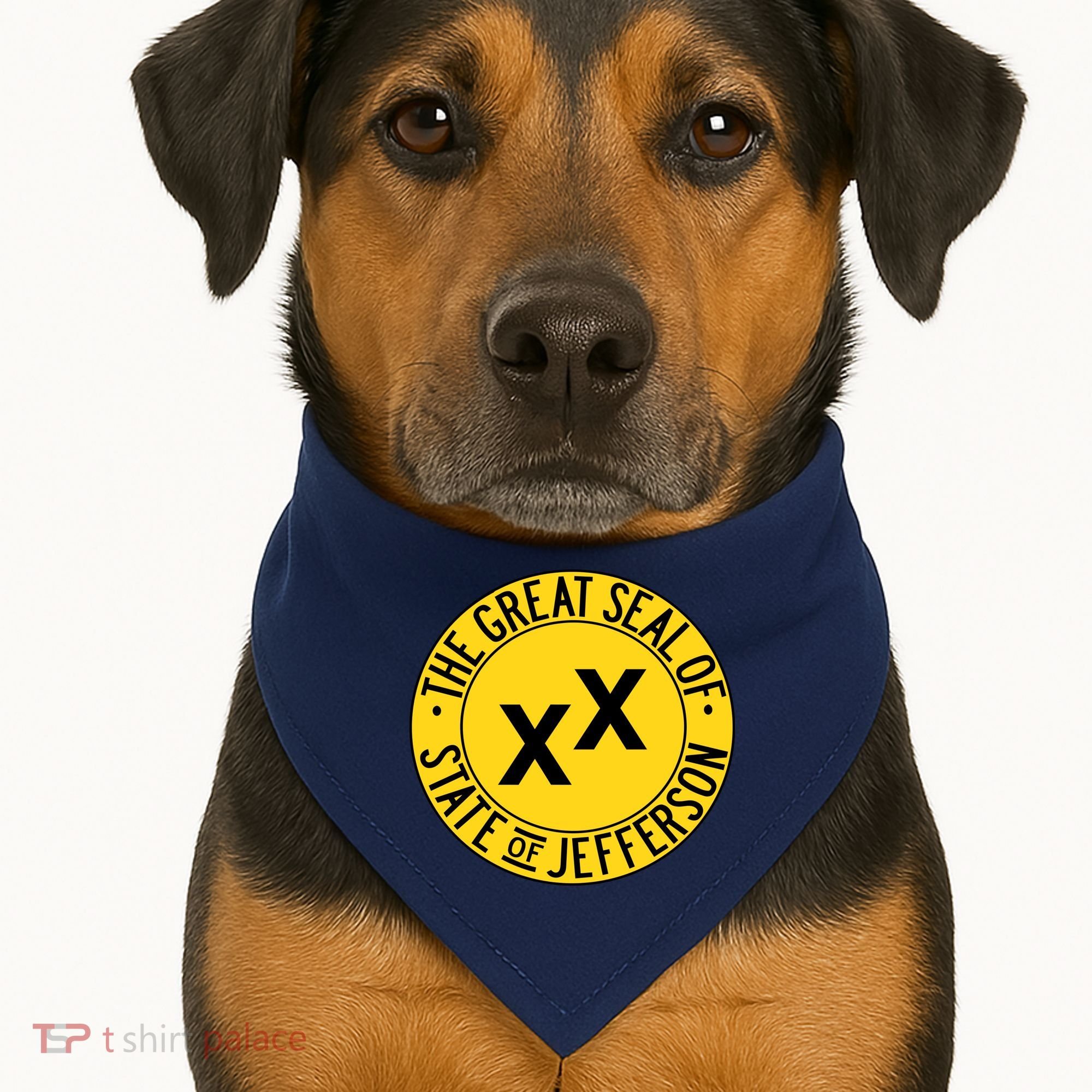 State Of Jefferson Secession Conservative USA-Made Doggie Bandana