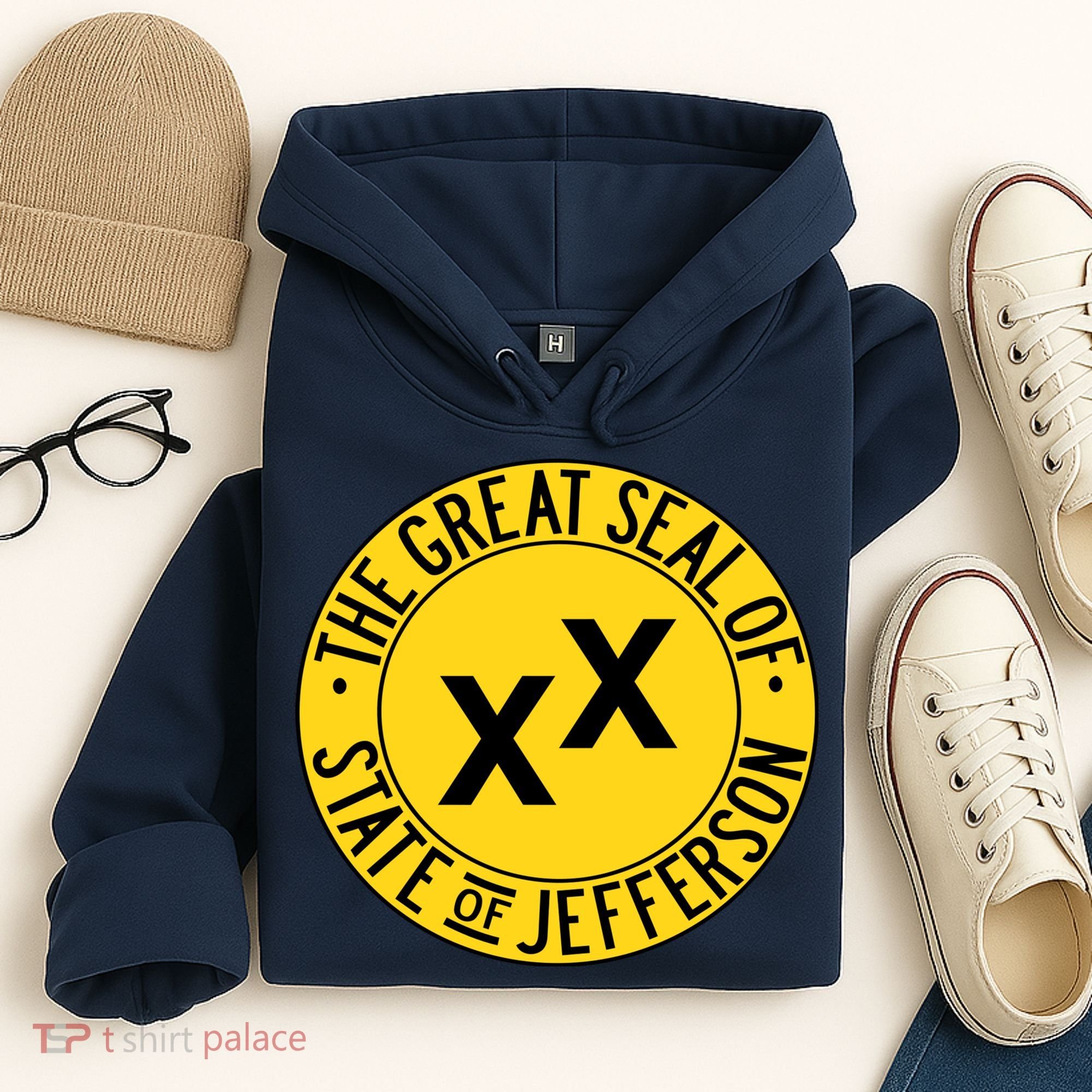 State Of Jefferson Secession Conservative Hoodie