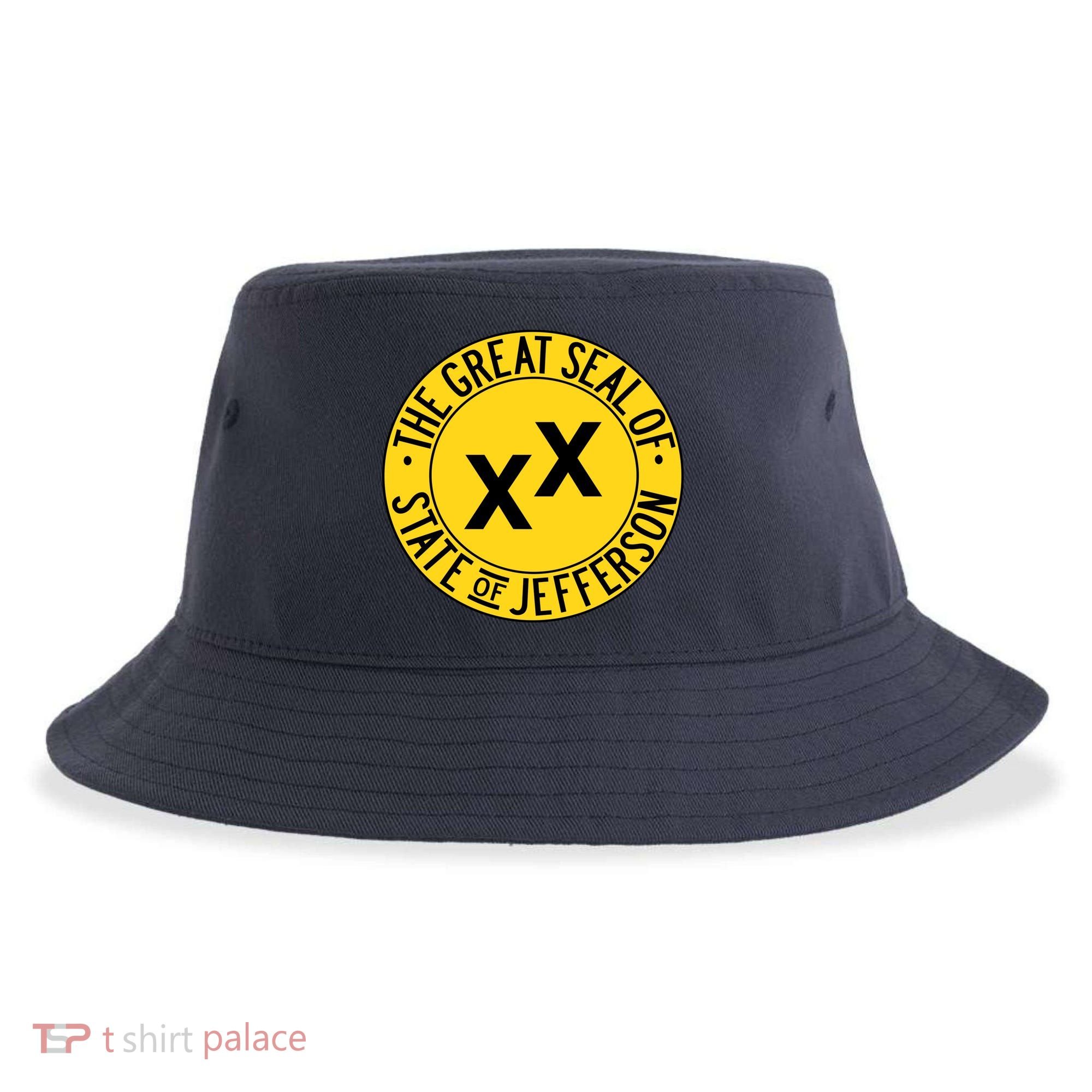 State Of Jefferson Secession Conservative Sustainable Bucket Hat