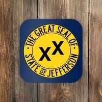 State Of Jefferson Secession Conservative Coaster thumb 0