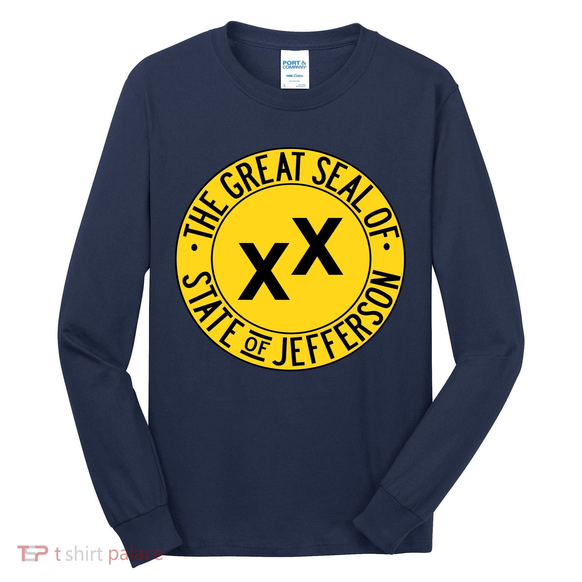 State Of Jefferson Secession Conservative Tall Long Sleeve Shirt
