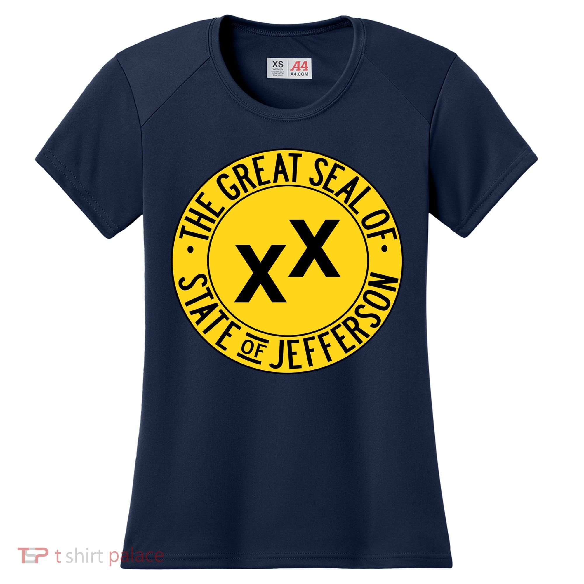 State Of Jefferson Secession Conservative Women's Cooling Performance Crew T-Shirt