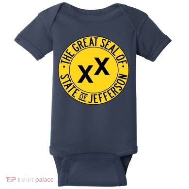 State Of Jefferson Secession Conservative Baby Bodysuit