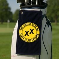 State Of Jefferson Secession Conservative Golf Towel thumb 2