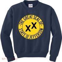 State Of Jefferson Secession Conservative Kids Sweatshirt thumb 0