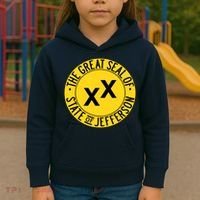 State Of Jefferson Secession Conservative Kids Hoodie thumb 3