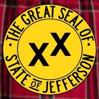 State Of Jefferson Secession Conservative Men's Flannel Plaid Pajama Pants thumb 2