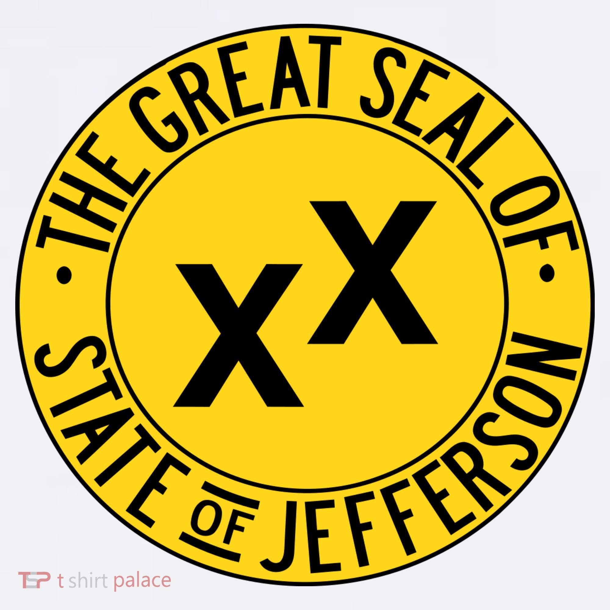 State Of Jefferson Secession Conservative Comfort Colors Garment-Dyed Hooded Sweatshirt