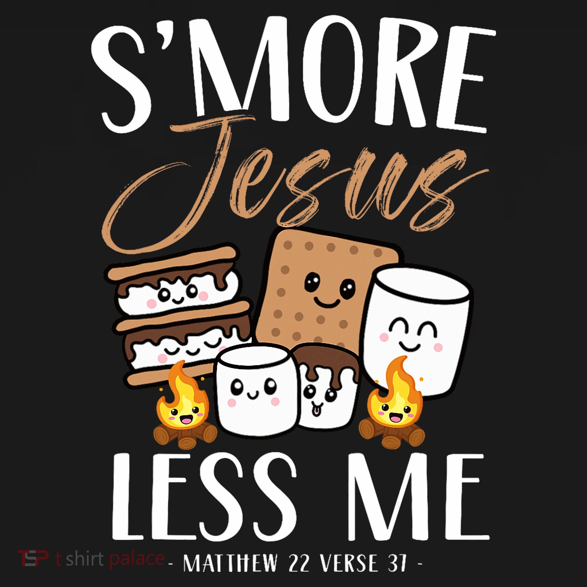 Smore Of Jesus Less Me Christian Camper Church Camping Gifts Women's Hoodie