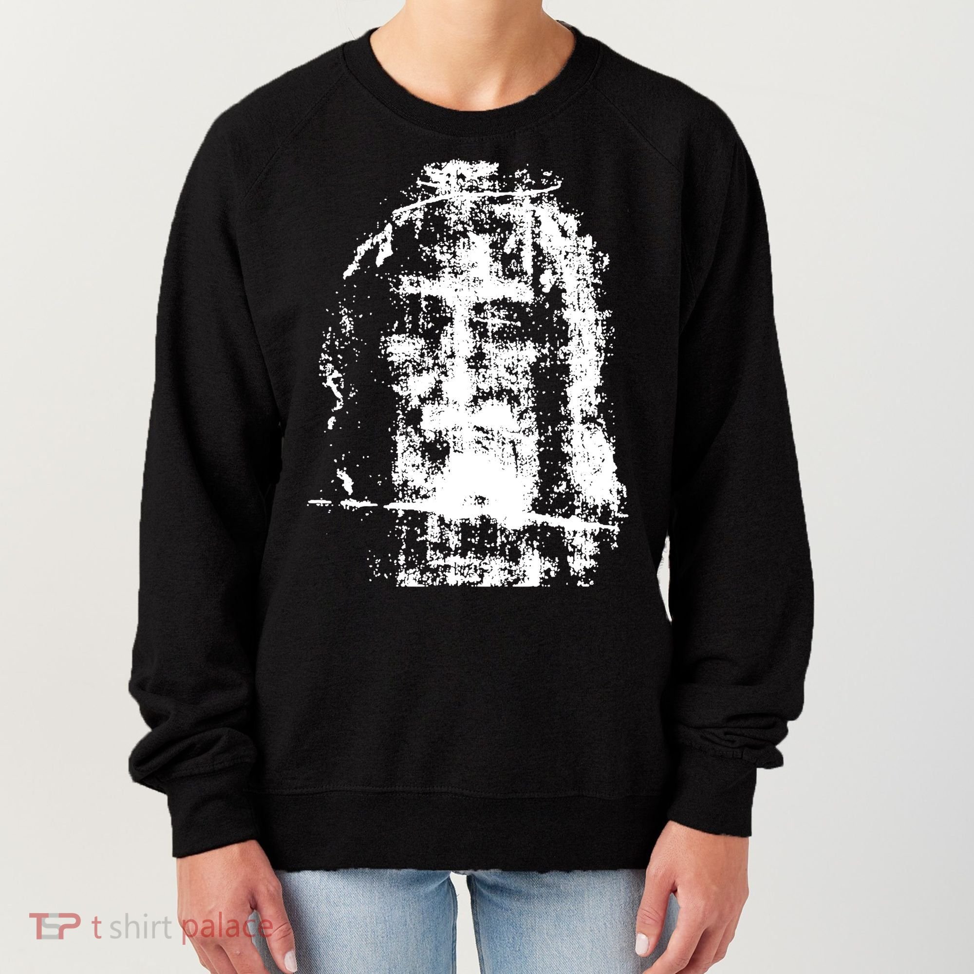Sketch Of Jesus Face Portrait Women's Sweatshirt