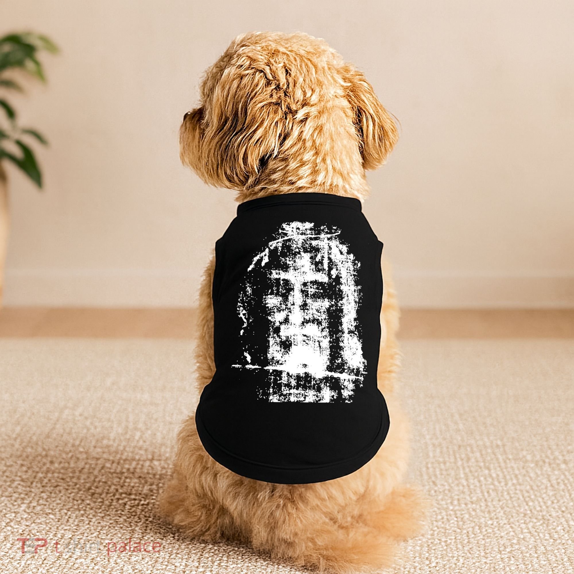 Sketch Of Jesus Face Portrait Doggie Tank