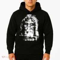 Sketch Of Jesus Face Portrait Hoodie thumb 2