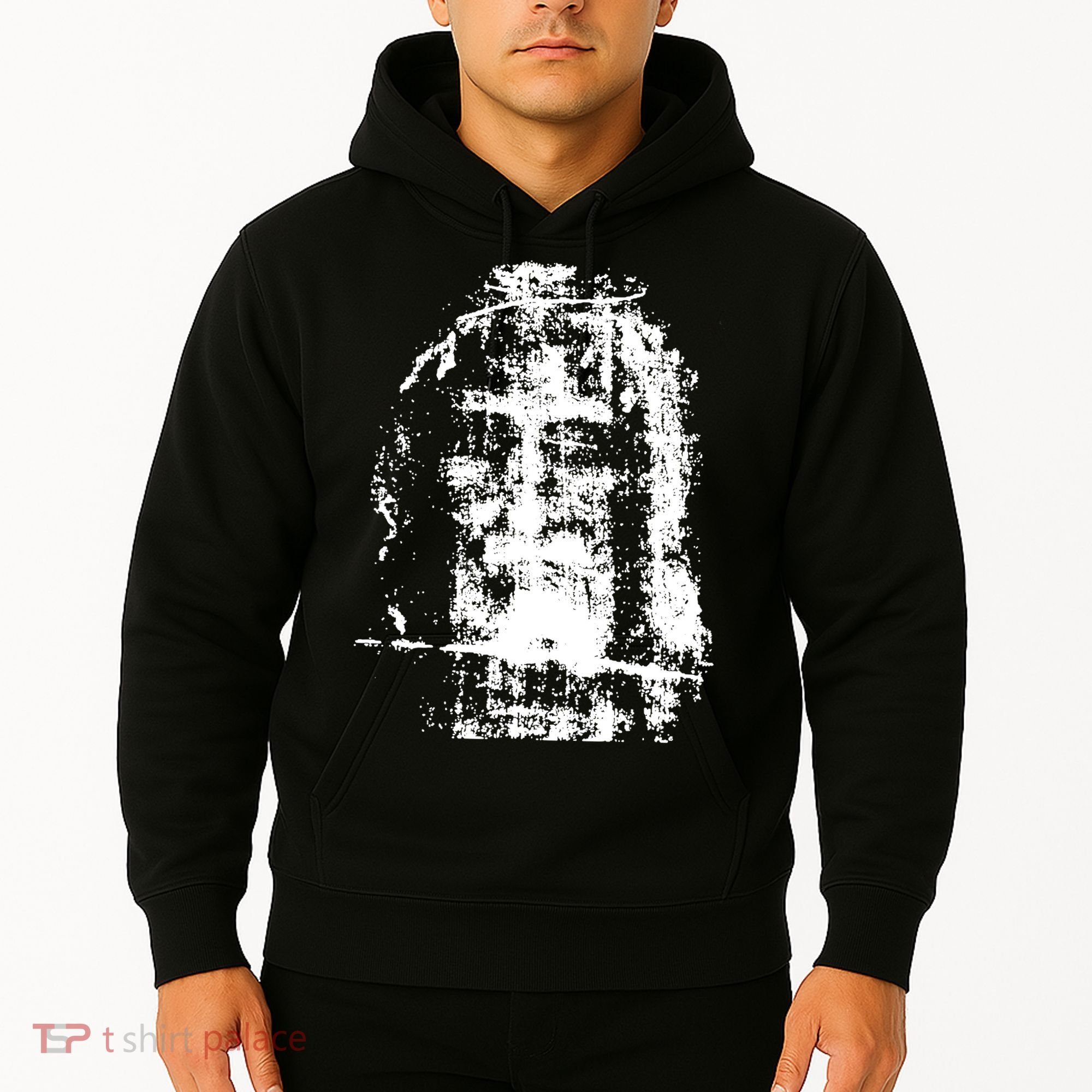 Sketch Of Jesus Face Portrait Hoodie