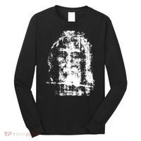 Sketch Of Jesus Face Portrait Long Sleeve Shirt thumb 0