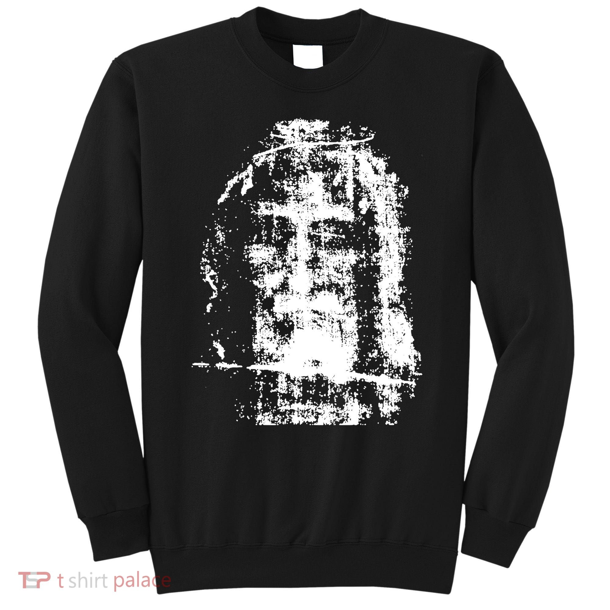 Sketch Of Jesus Face Portrait Sweatshirt