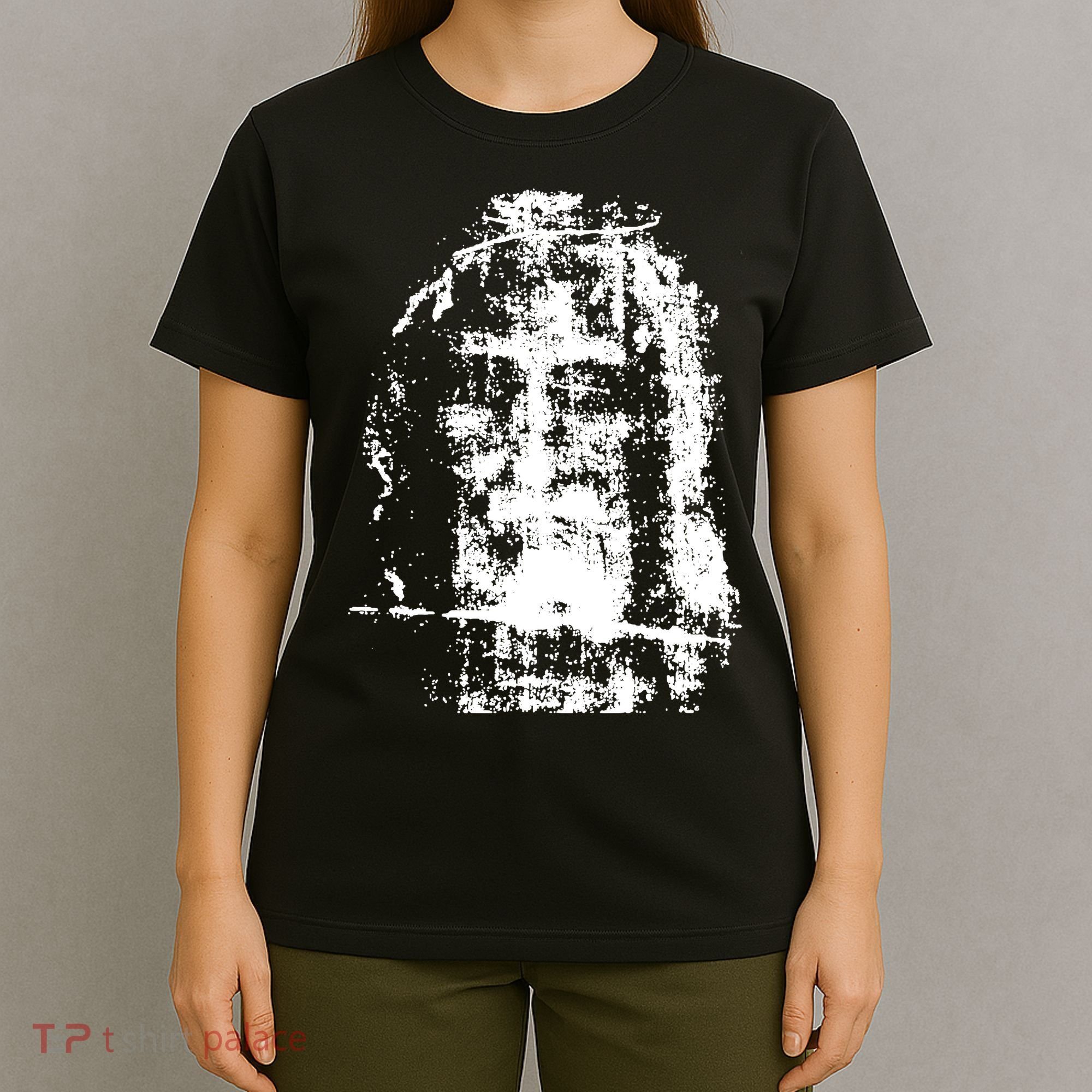 Sketch Of Jesus Face Portrait T-Shirt