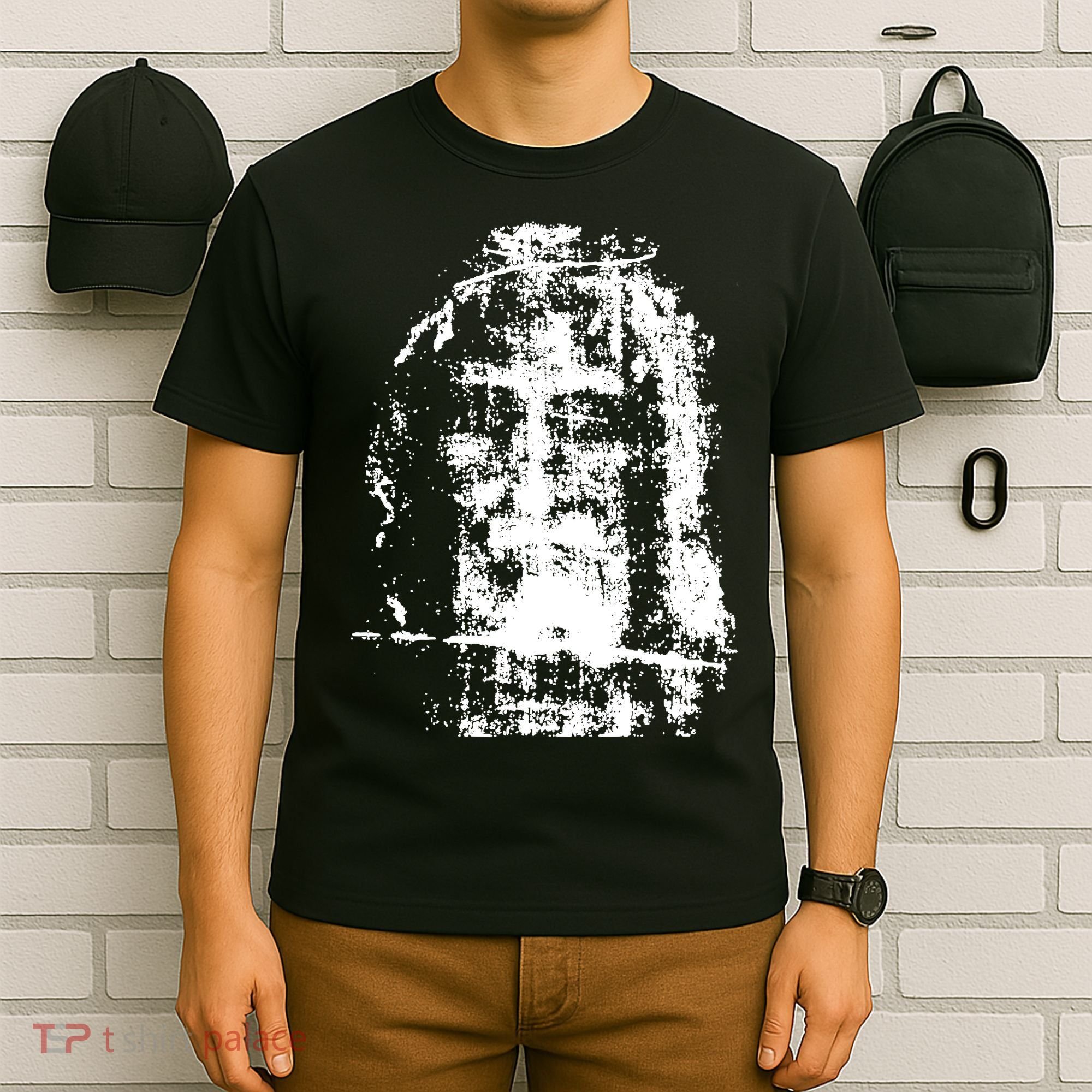 Sketch Of Jesus Face Portrait T-Shirt