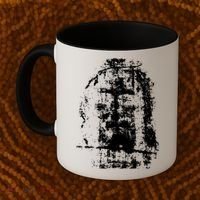 Sketch Of Jesus Face Portrait Coffee Mug thumb 2