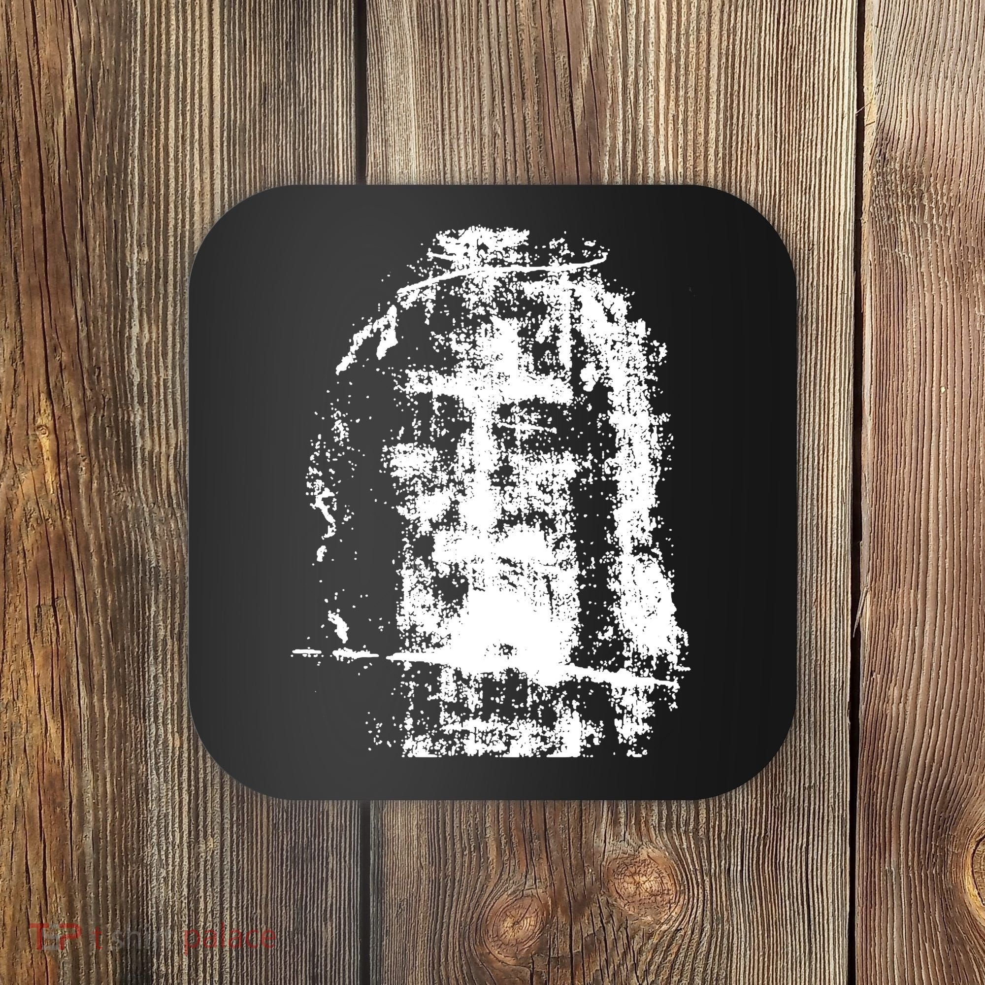 Sketch Of Jesus Face Portrait Coaster