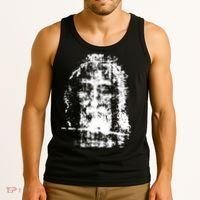 Sketch Of Jesus Face Portrait Tank Top thumb 3